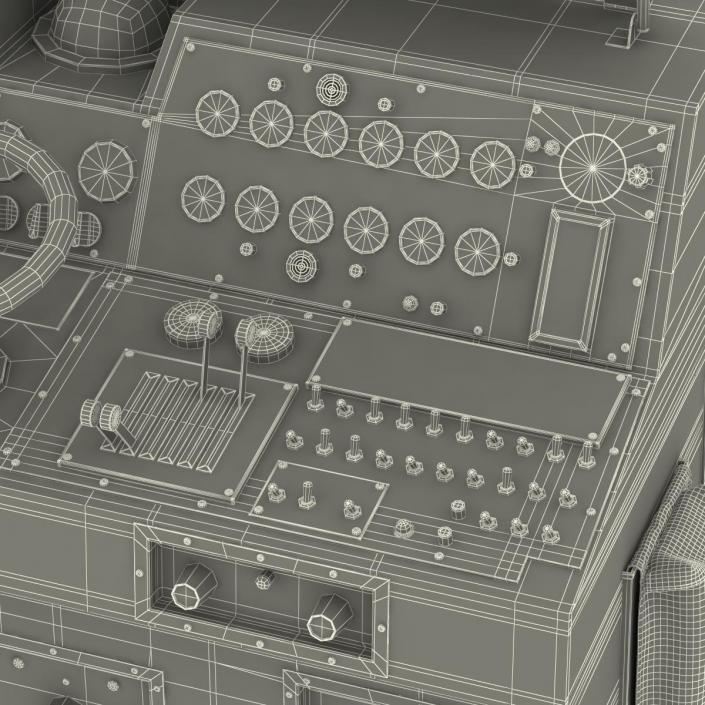 Military Boat Control Panel 3D