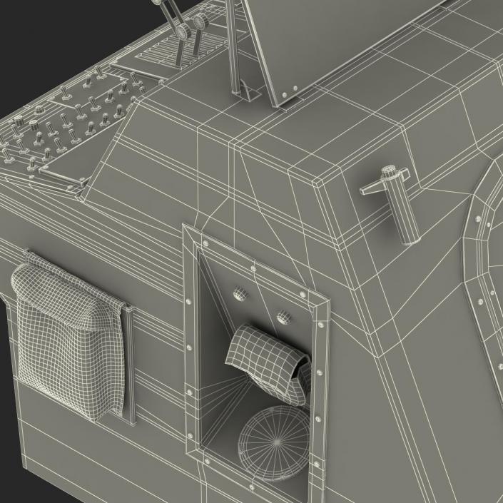 Military Boat Control Panel 3D