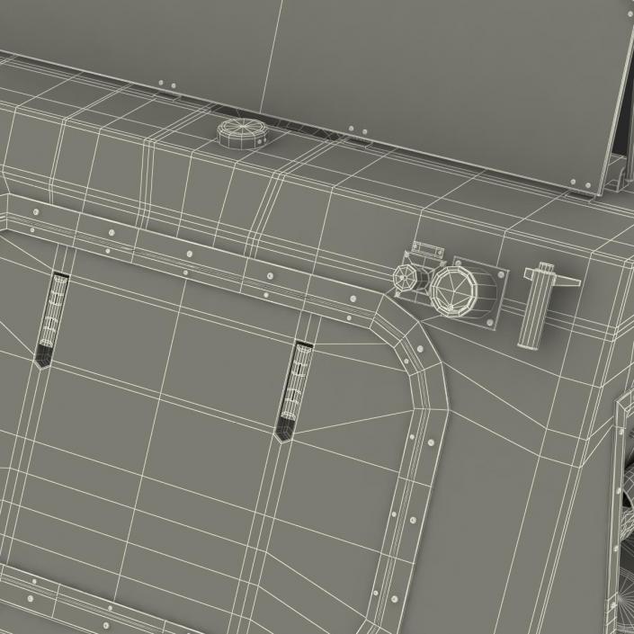 Military Boat Control Panel 3D