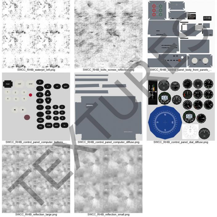 Military Boat Control Panel 2 3D model