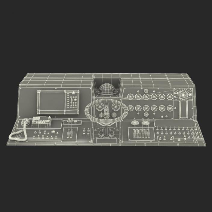 Military Boat Control Panel 2 3D model