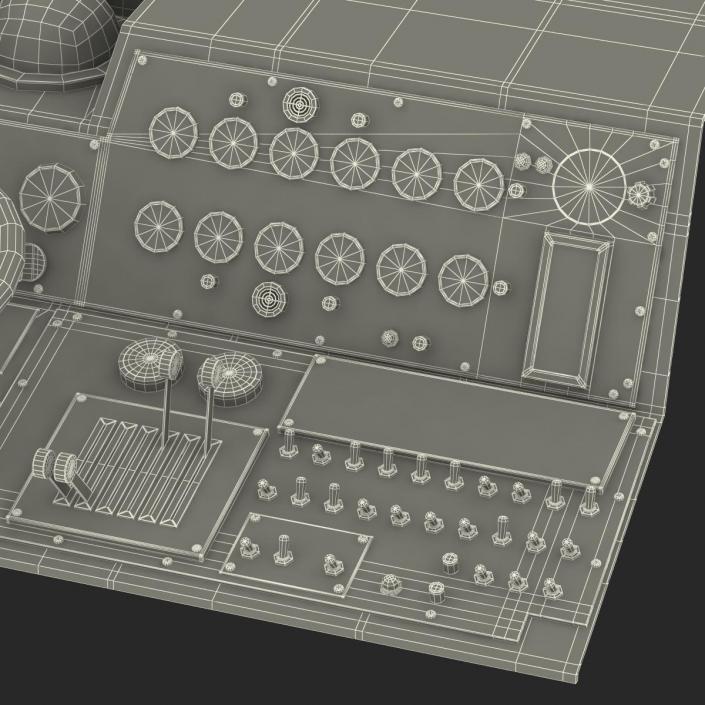 Military Boat Control Panel 2 3D model