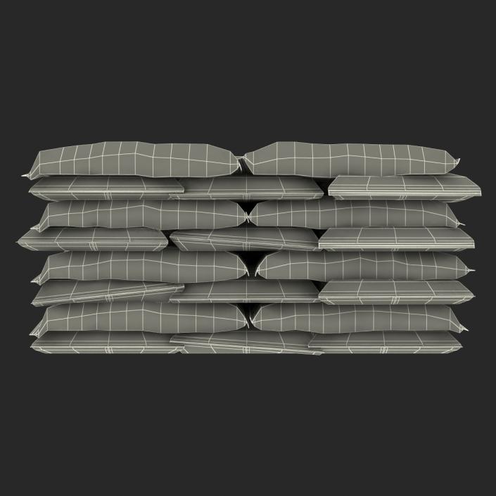 Cement Bags Stack 2 3D model