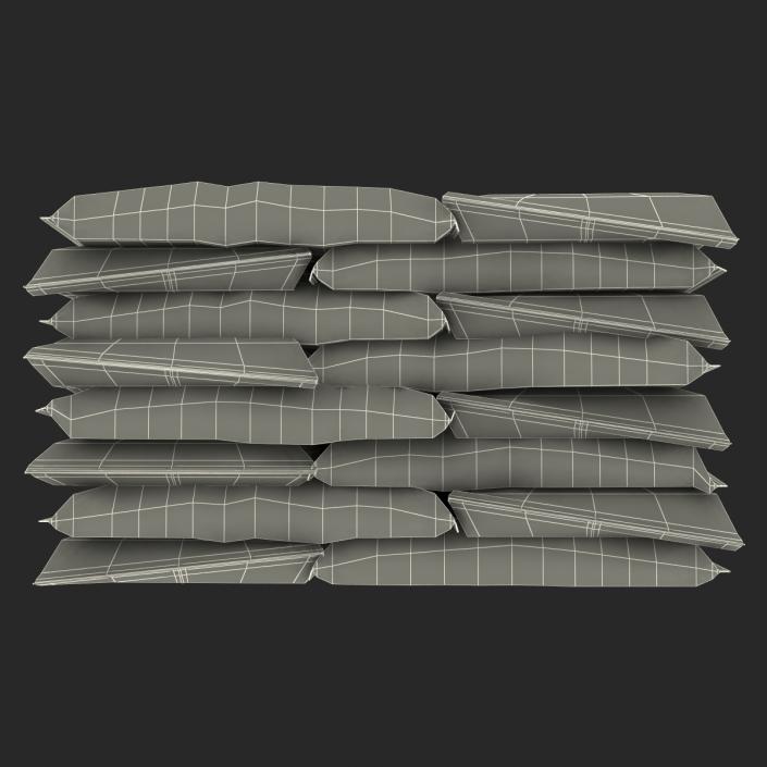 Cement Bags Stack 2 3D model