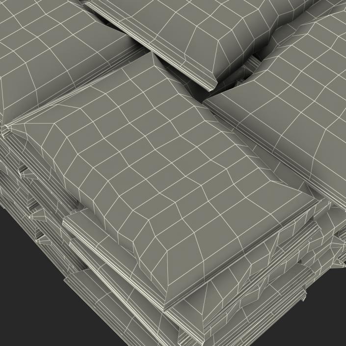 Cement Bags Stack 2 3D model