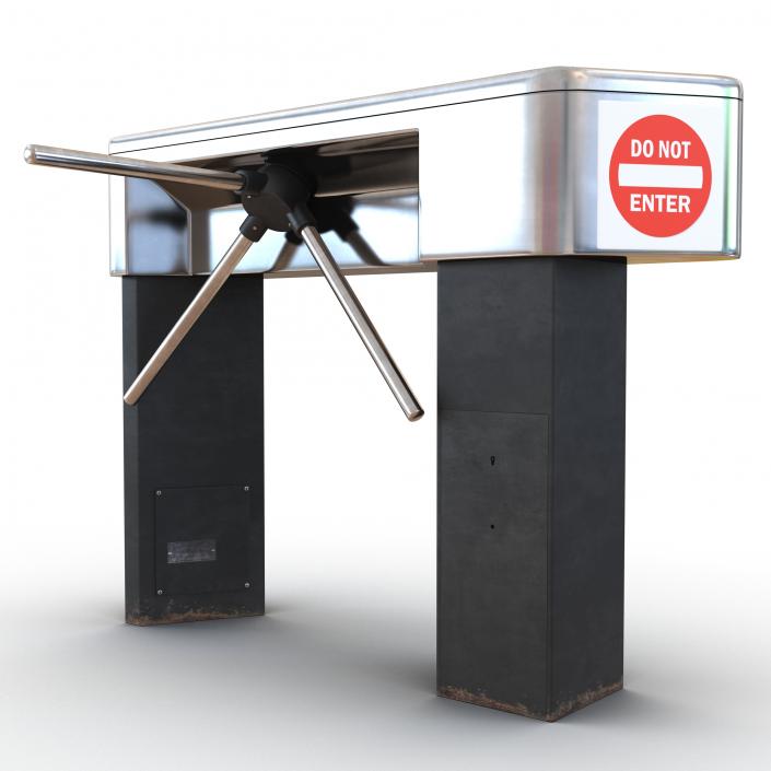 3D Tripod Turnstile 2 model