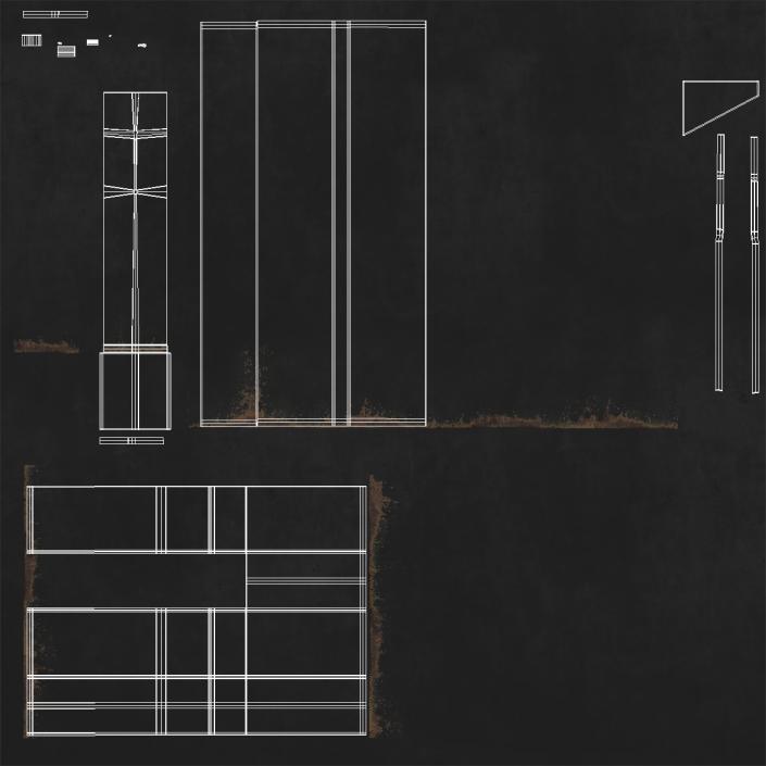 3D Tripod Turnstile 2 model