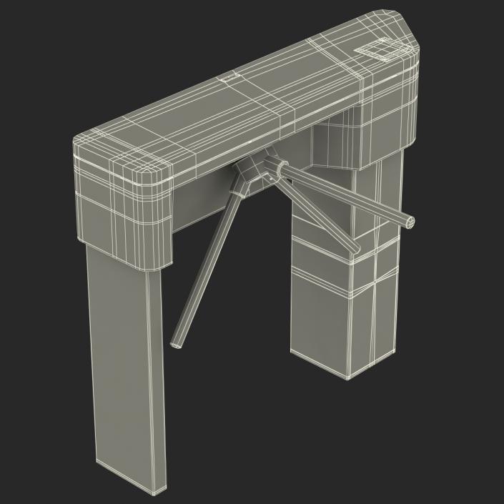 3D Tripod Turnstile 2 model