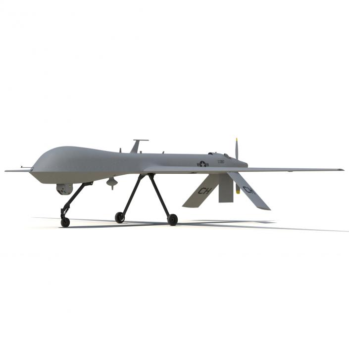 3D General Atomics MQ-1 Predator Rigged