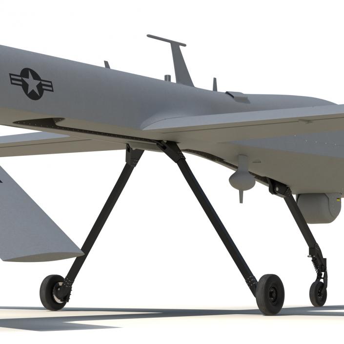 3D General Atomics MQ-1 Predator Rigged