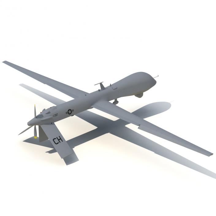 3D General Atomics MQ-1 Predator Rigged