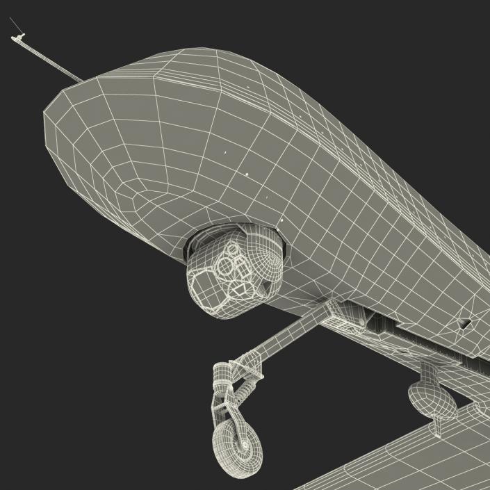 3D General Atomics MQ-1 Predator Rigged