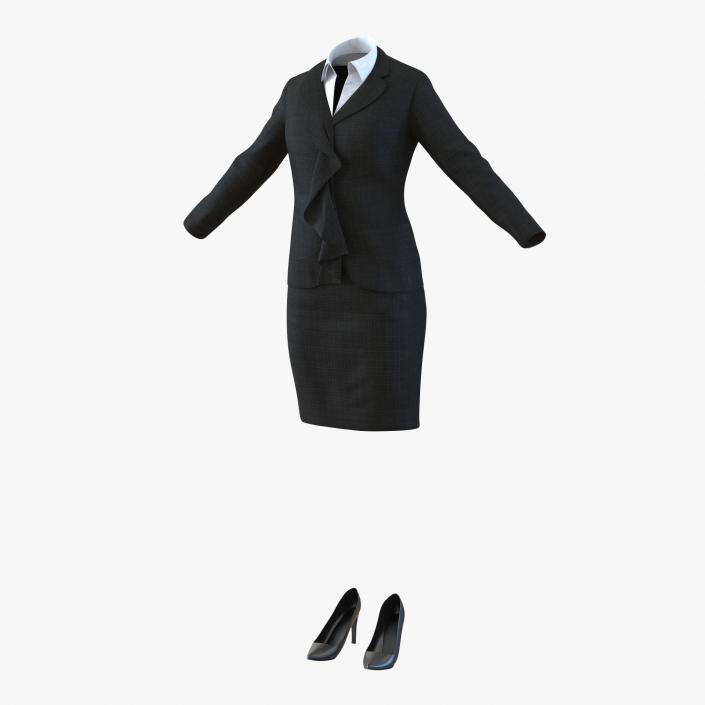 Formal Skirt Suit 3D