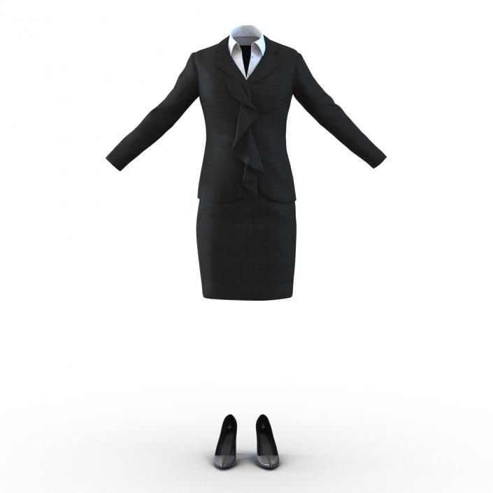 Formal Skirt Suit 3D