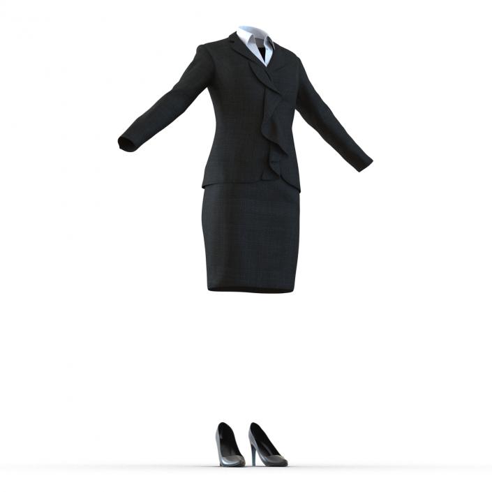 Formal Skirt Suit 3D