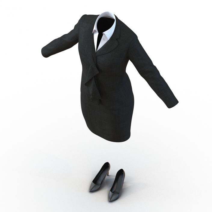 Formal Skirt Suit 3D