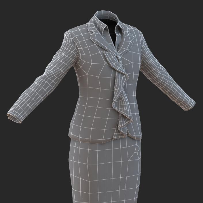 Formal Skirt Suit 3D