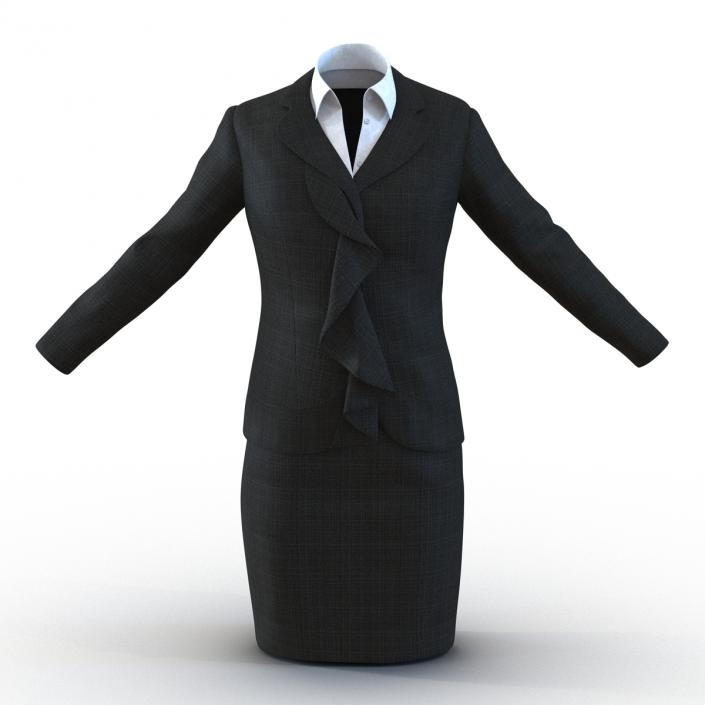 Formal Skirt Suit 2 3D model