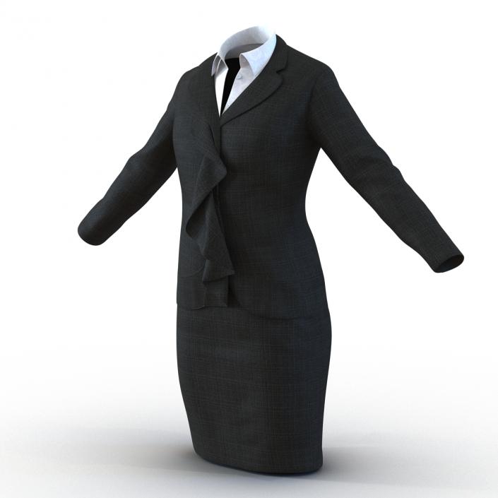 Formal Skirt Suit 2 3D model