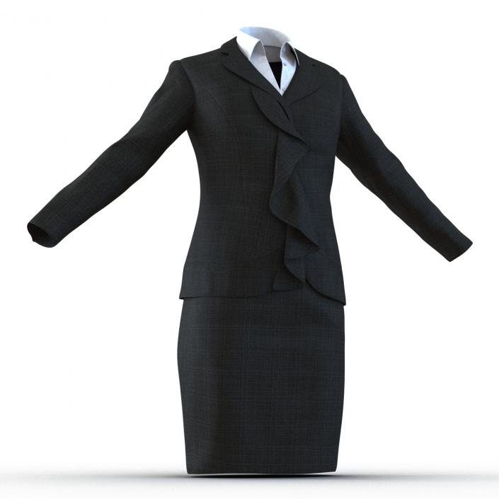 Formal Skirt Suit 2 3D model