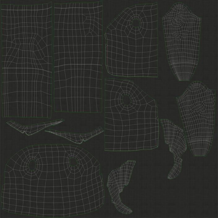 Formal Skirt Suit 2 3D model