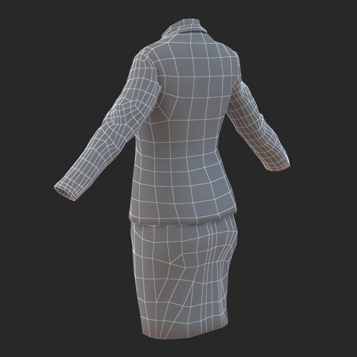 Formal Skirt Suit 2 3D model