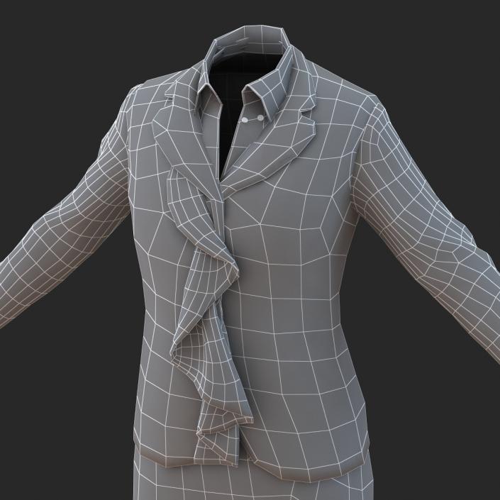 Formal Skirt Suit 2 3D model