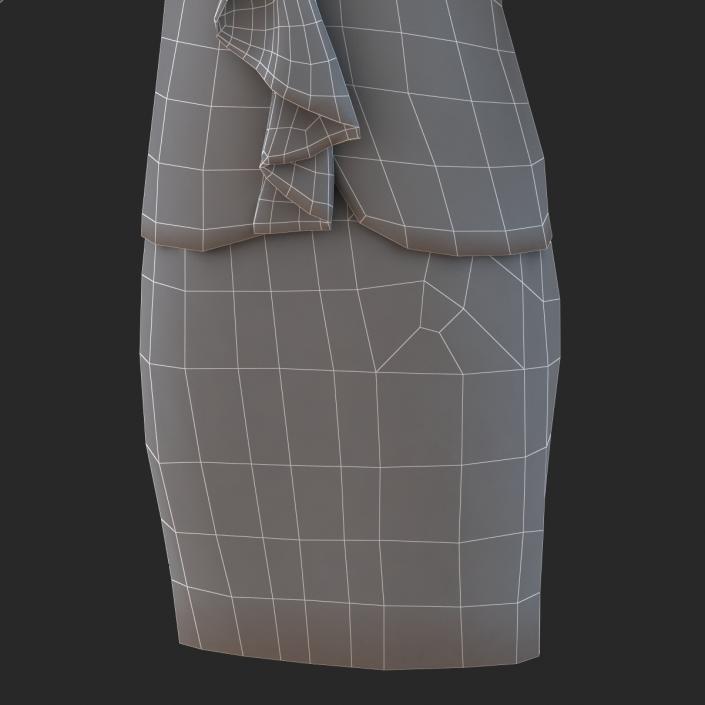 Formal Skirt Suit 2 3D model