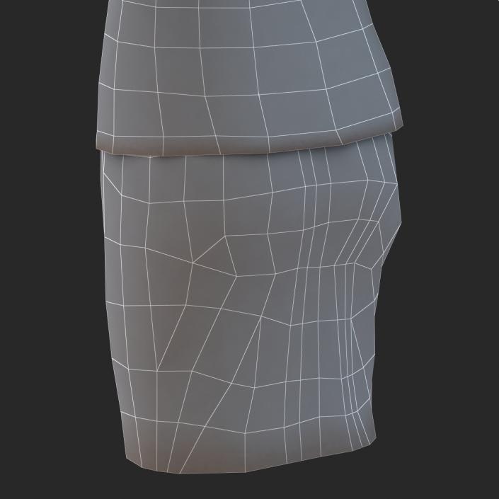 Formal Skirt Suit 2 3D model