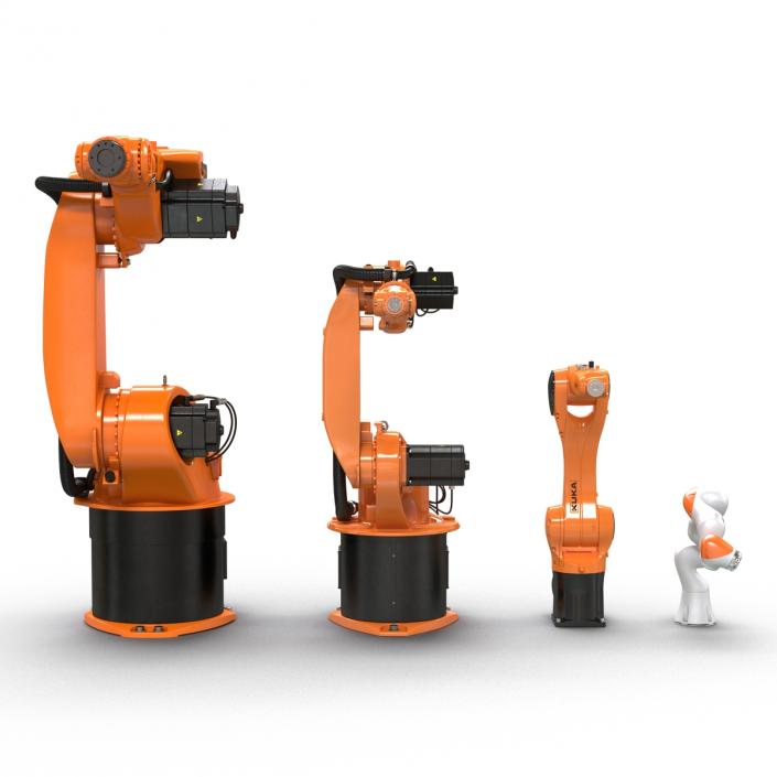 3D Kuka Robots Rigged Collection 2