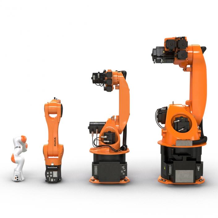 3D Kuka Robots Rigged Collection 2