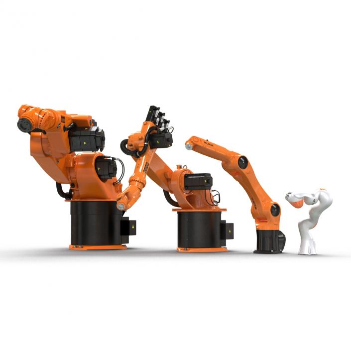 3D Kuka Robots Rigged Collection 2