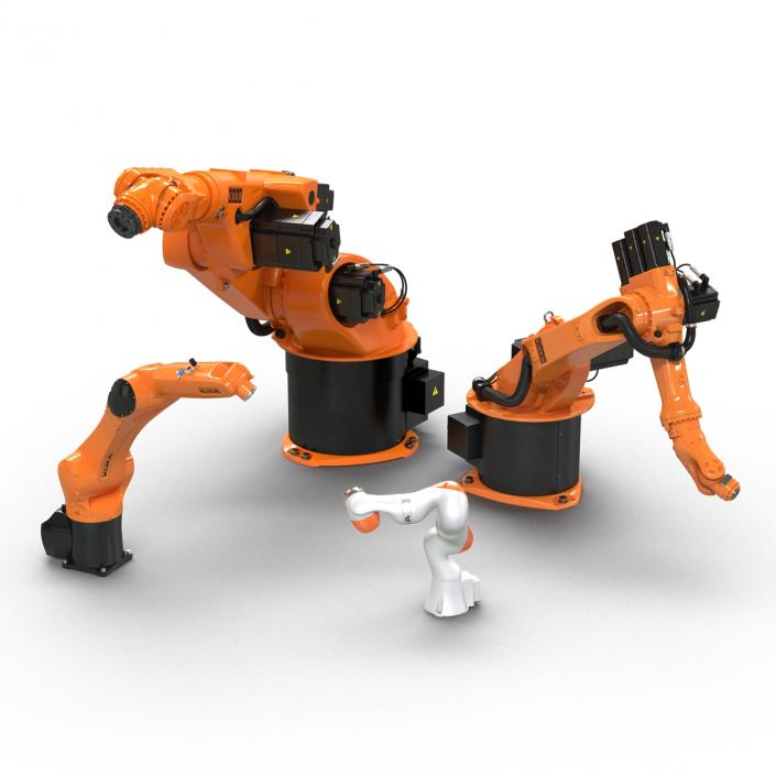 3D Kuka Robots Rigged Collection 2