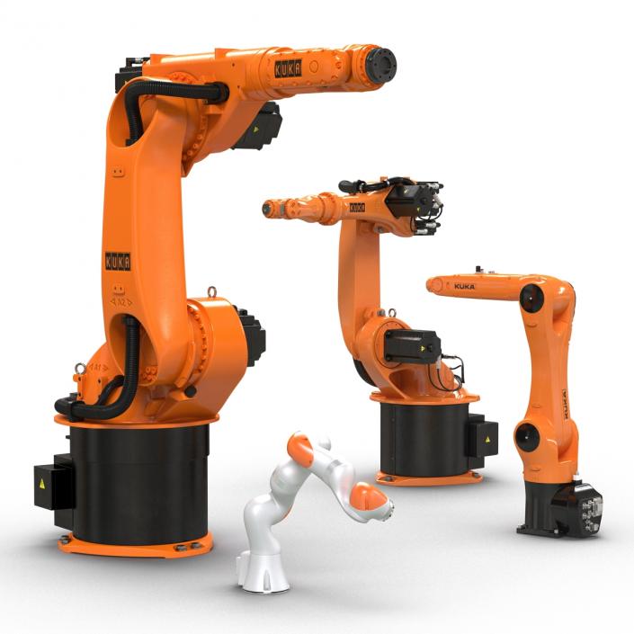 3D Kuka Robots Rigged Collection 2