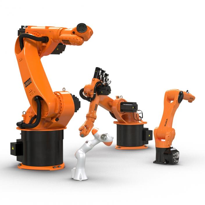 3D Kuka Robots Rigged Collection 2