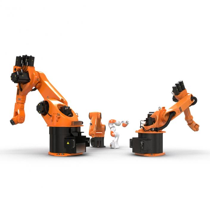 3D Kuka Robots Rigged Collection 2