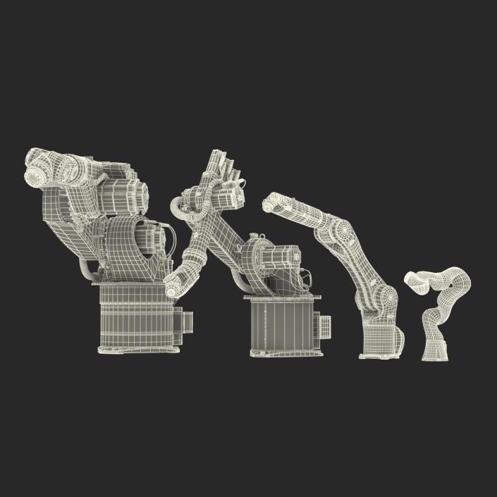 3D Kuka Robots Rigged Collection 2