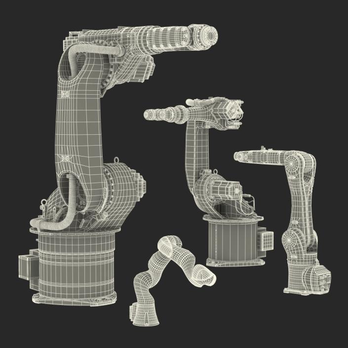 3D Kuka Robots Rigged Collection 2