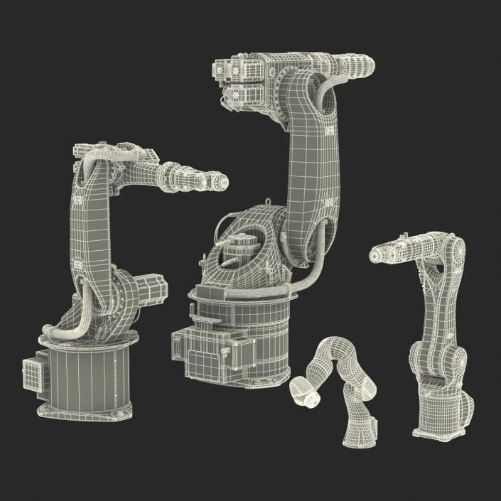 3D Kuka Robots Rigged Collection 2