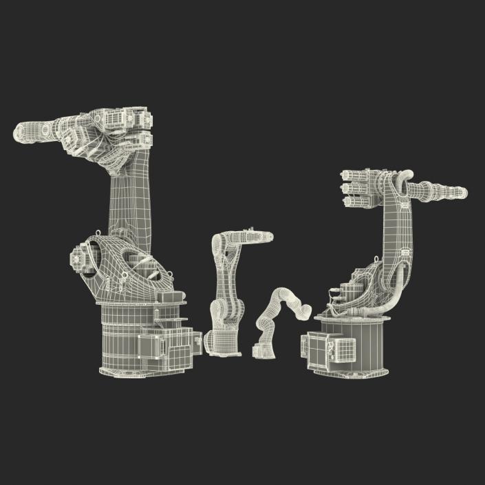 3D Kuka Robots Rigged Collection 2