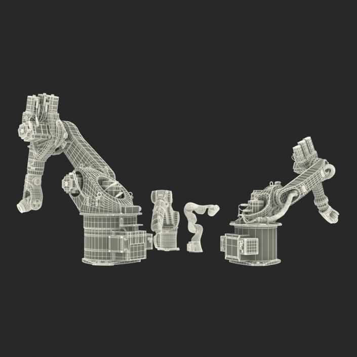 3D Kuka Robots Rigged Collection 2