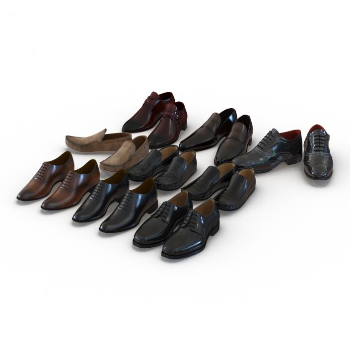 Man Shoes Collection 4 3D