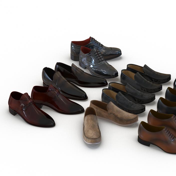 Man Shoes Collection 4 3D