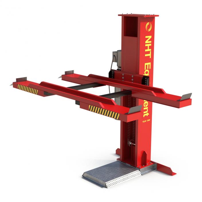 3D model Single Post Car Lift