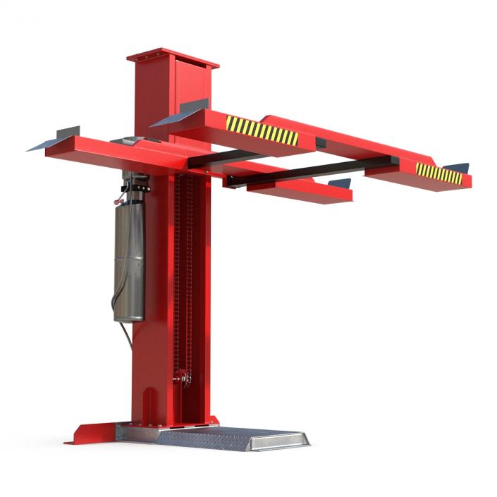 3D model Single Post Car Lift