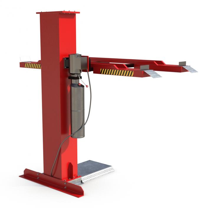 3D model Single Post Car Lift