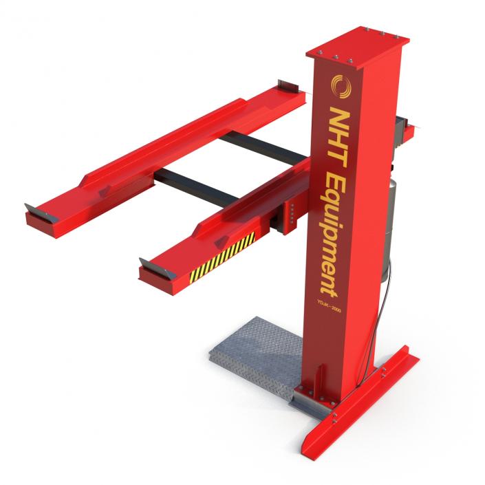 3D model Single Post Car Lift