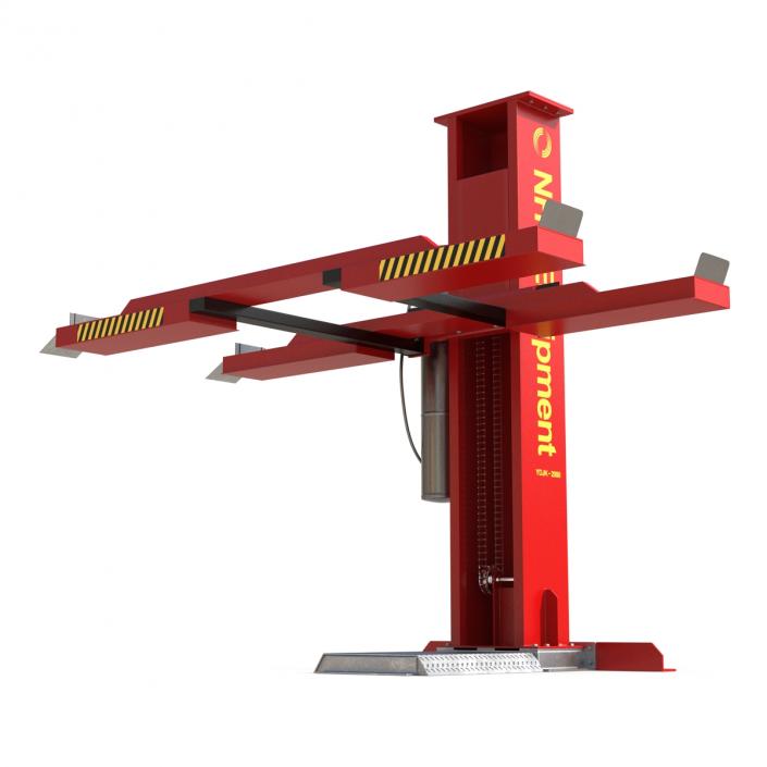 3D model Single Post Car Lift