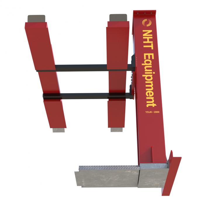 3D model Single Post Car Lift