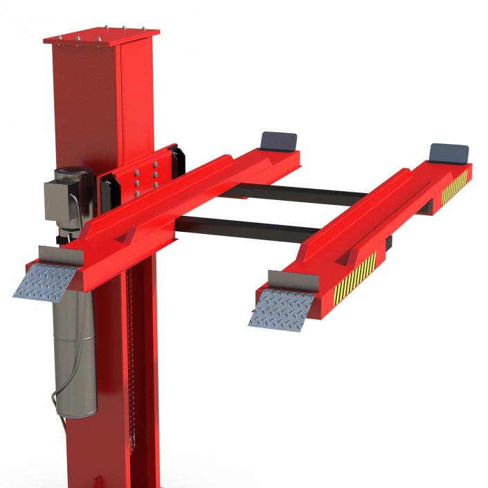 3D model Single Post Car Lift